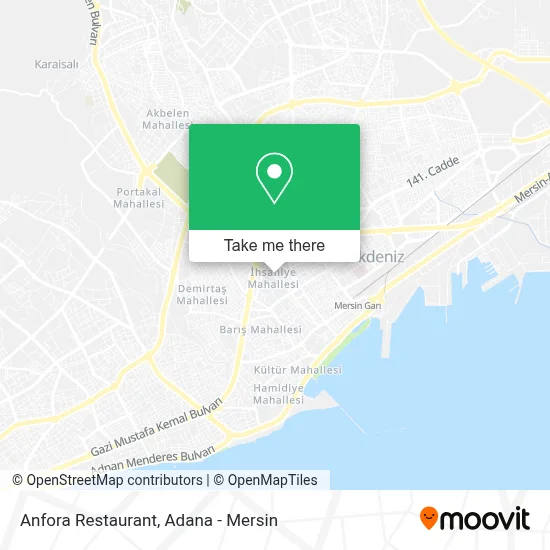 Anfora Restaurant map