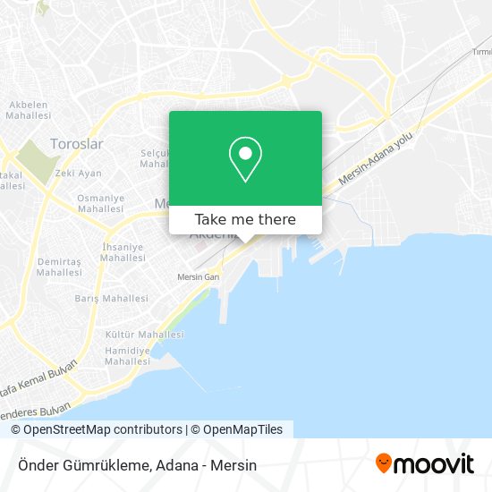 Önder Gümrükleme map
