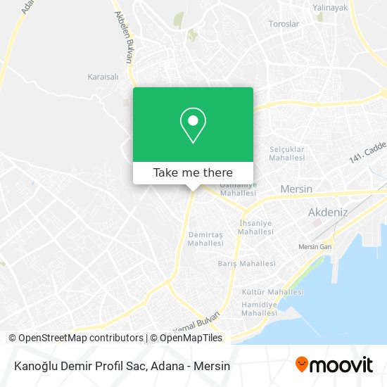 Kanoğlu Demir Profil Sac map