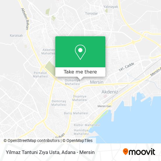Yilmaz Tantuni Zıya Usta map