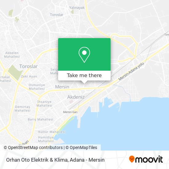 Orhan Oto Elektrik & Klima map
