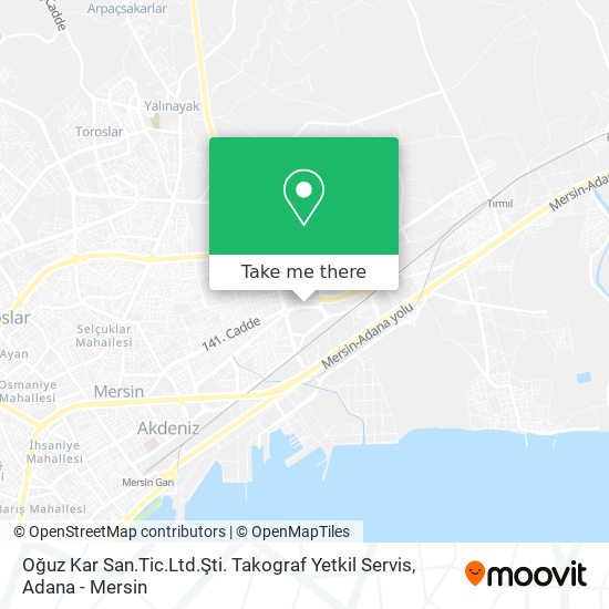 Oğuz Kar San.Tic.Ltd.Şti. Takograf Yetkil Servis map
