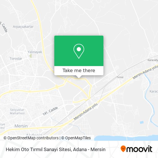 Hekim Oto Tırmıl Sanayi Sitesi map