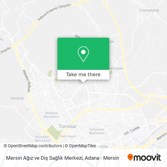 Mersin Ağız ve Diş Sağlık Merkezi map