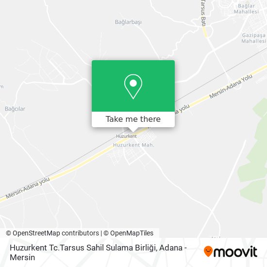 Huzurkent Tc.Tarsus Sahil Sulama Birliği map