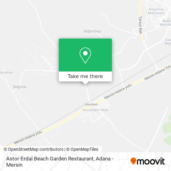 Astor Erdal Beach Garden Restaurant map