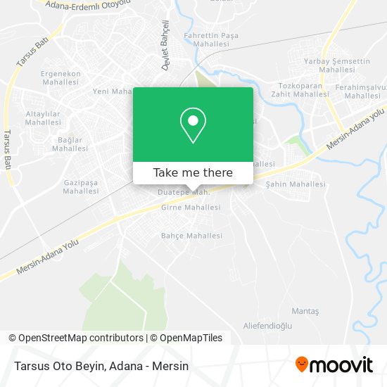 Tarsus Oto Beyin map