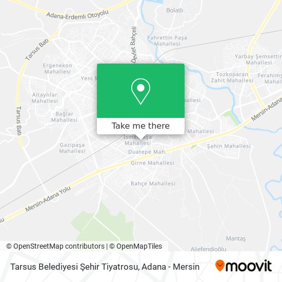 Tarsus Belediyesi Şehir Tiyatrosu map