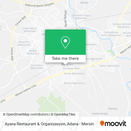 Ayana Restaurant & Organizasyon map