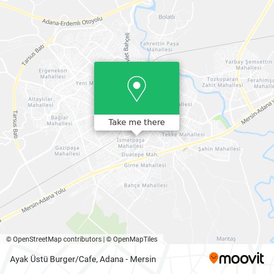 Ayak Üstü Burger/Cafe map