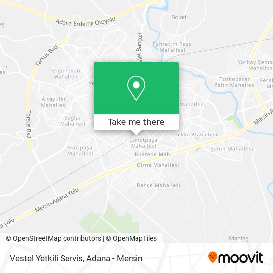 Vestel Yetkili Servis map