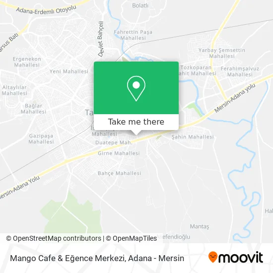 Mango Cafe & Eğence Merkezi map