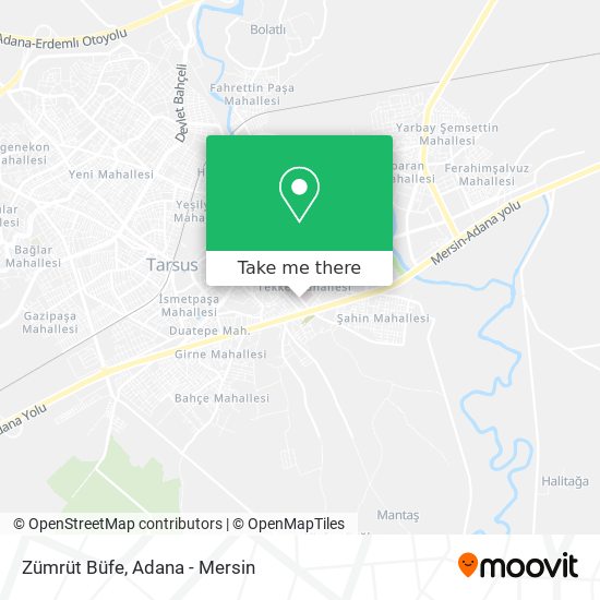 Zümrüt Büfe map