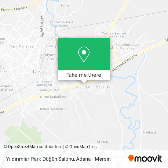 Yıldırımlar Park Düğün Salonu map