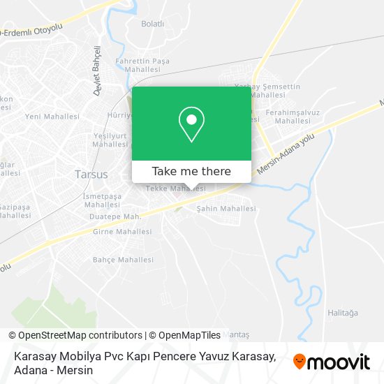 Karasay Mobilya Pvc Kapı Pencere Yavuz Karasay map