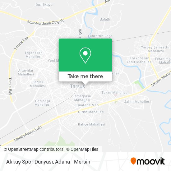 Akkuş Spor Dünyası map