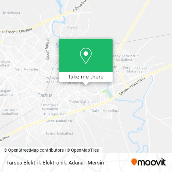 Tarsus Elektrik Elektronik map