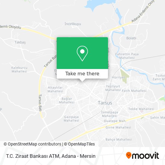 T.C. Ziraat Bankası ATM map