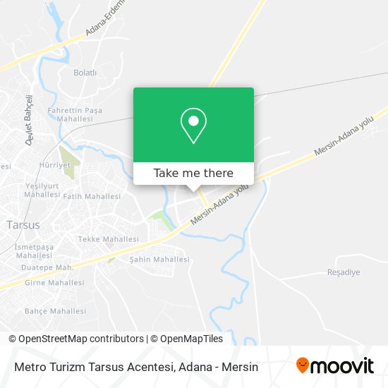 Metro Turizm Tarsus Acentesi map