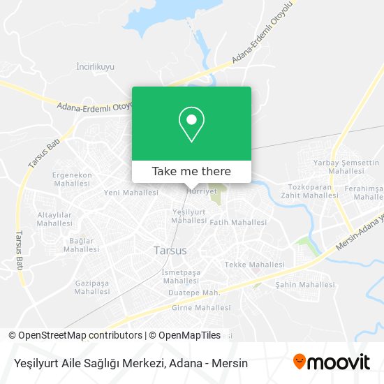 Yeşilyurt Aile Sağlığı Merkezi map