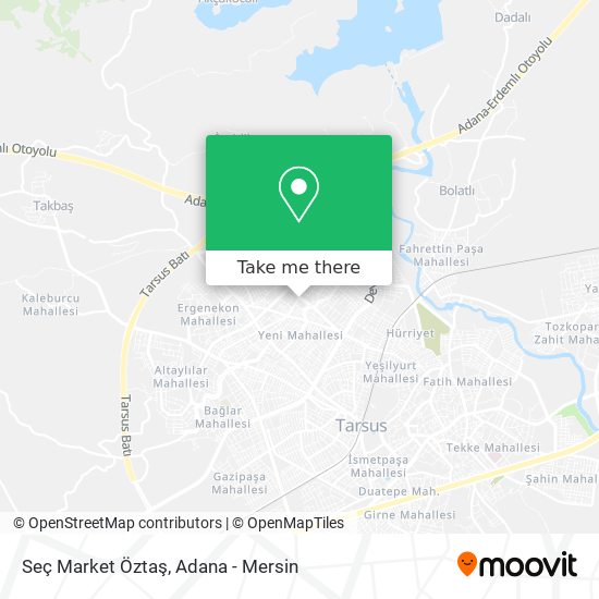 Seç Market Öztaş map