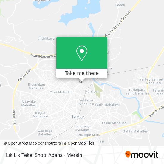 Lık Lık Tekel Shop map