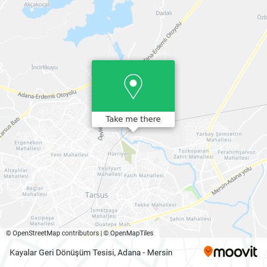 Kayalar Geri Dönüşüm Tesisi map
