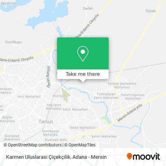 Karmen Uluslarasi Çiçekçilik map