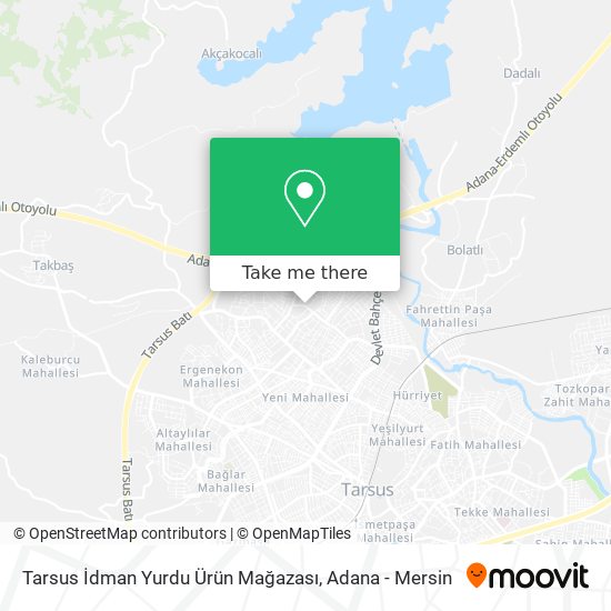 Tarsus İdman Yurdu Ürün Mağazası map