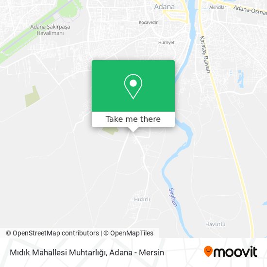 Mıdık Mahallesi Muhtarlığı map