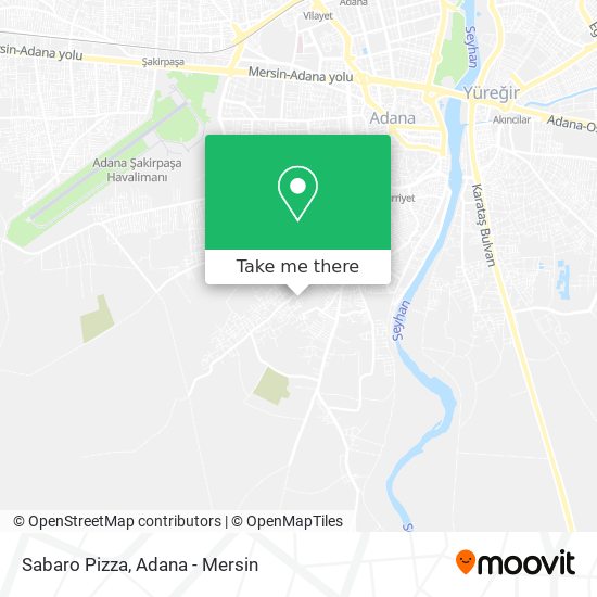 Sabaro Pizza map