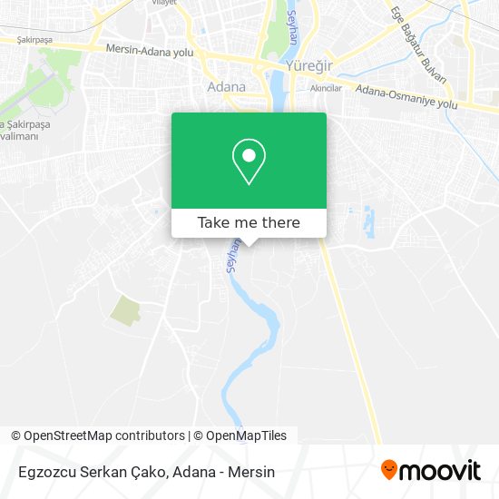 Egzozcu Serkan Çako map