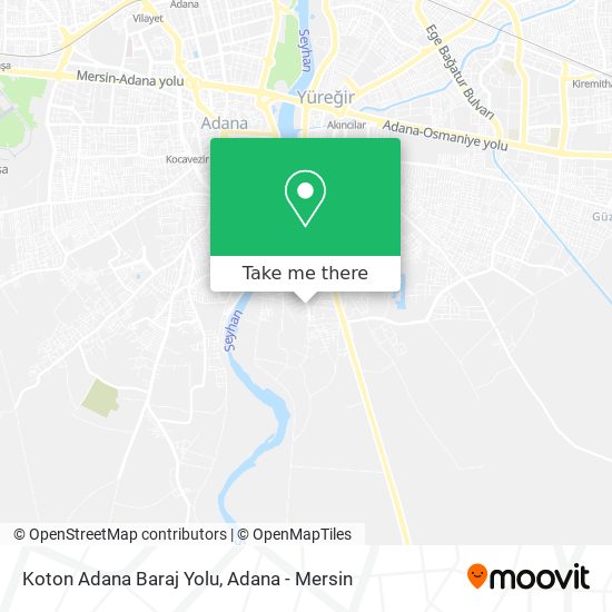 Koton Adana Baraj Yolu map