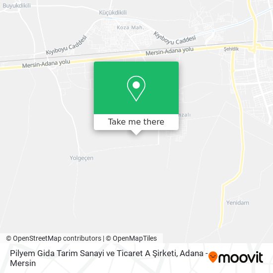 Pilyem Gida Tarim Sanayi ve Ticaret A Şirketi map