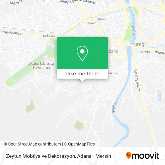 Zeytun Mobilya ve Dekorasyon map