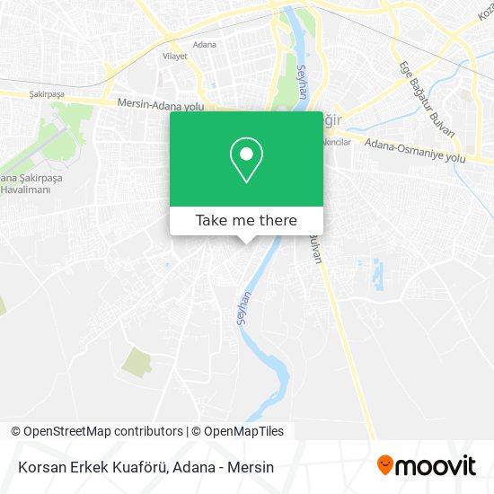 Korsan Erkek Kuaförü map