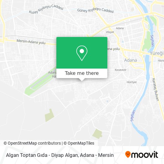 Algan Toptan Gıda - Diyap Algan map
