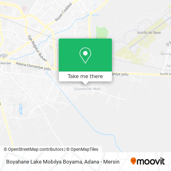 Boyahane Lake Mobılya Boyama map