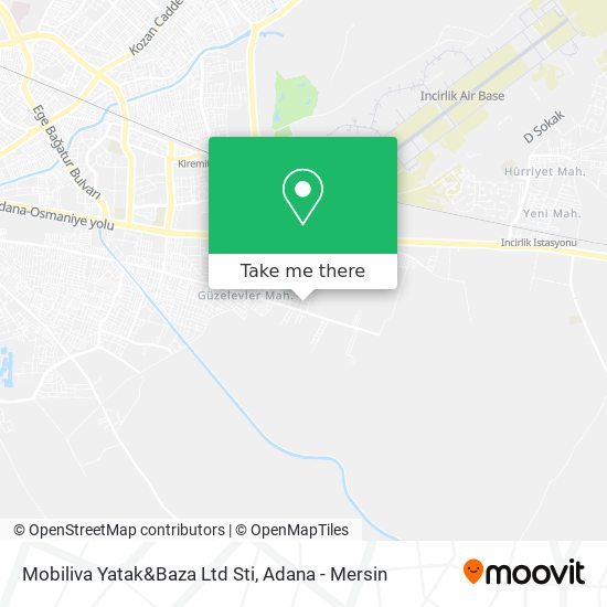 Mobiliva Yatak&Baza Ltd Sti map