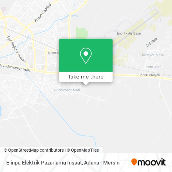 Elinpa Elektrik Pazarlama İnşaat map