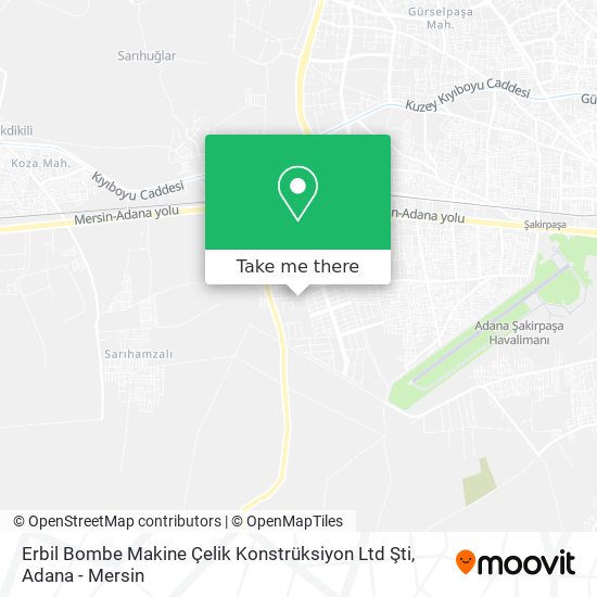 Erbil Bombe Makine Çelik Konstrüksiyon Ltd Şti map