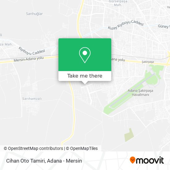 Cihan Oto Tamiri map