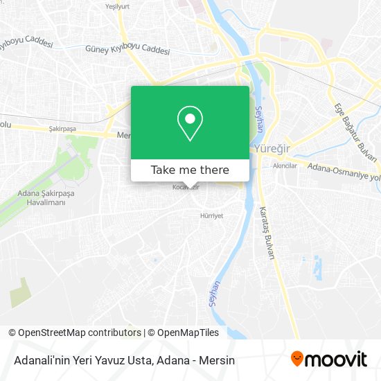 Adanali'nin Yeri Yavuz Usta map