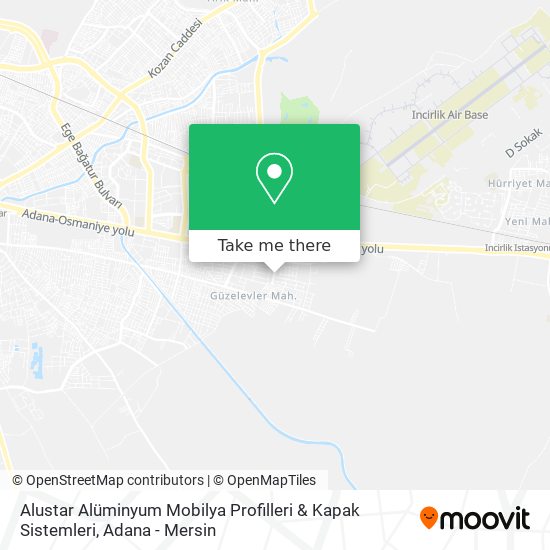 Alustar Alüminyum Mobilya Profilleri & Kapak Sistemleri map