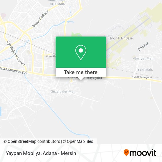 Yaypan Mobilya map