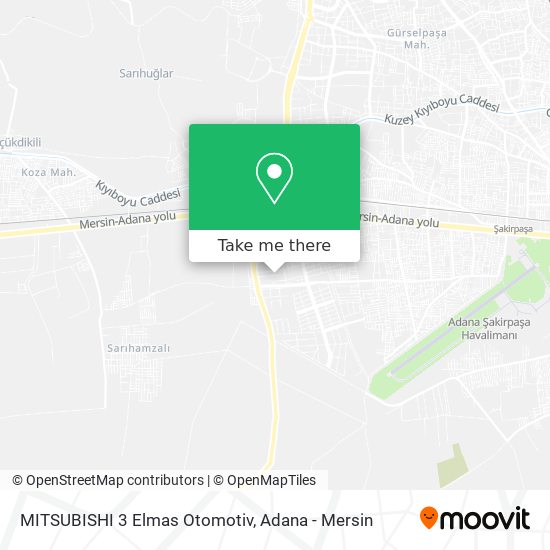 MITSUBISHI 3 Elmas Otomotiv map