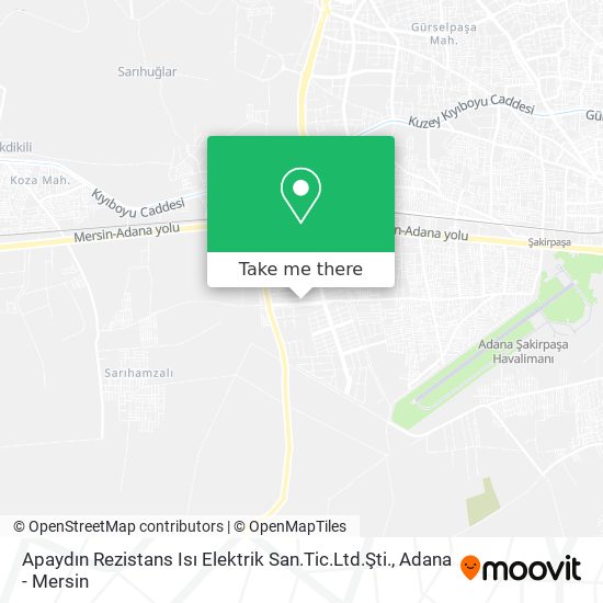 Apaydın Rezistans Isı Elektrik San.Tic.Ltd.Şti. map