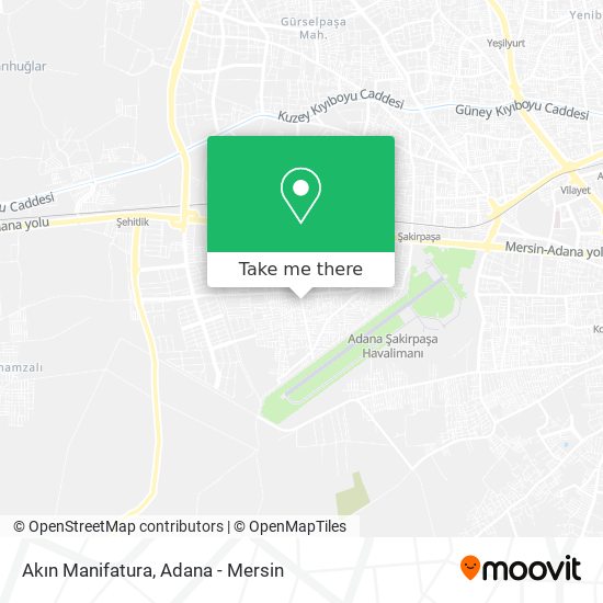 Akın Manifatura map