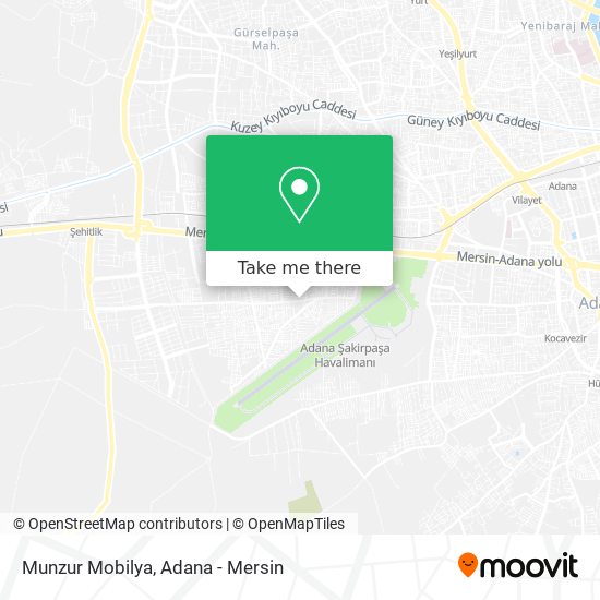 Munzur Mobilya map