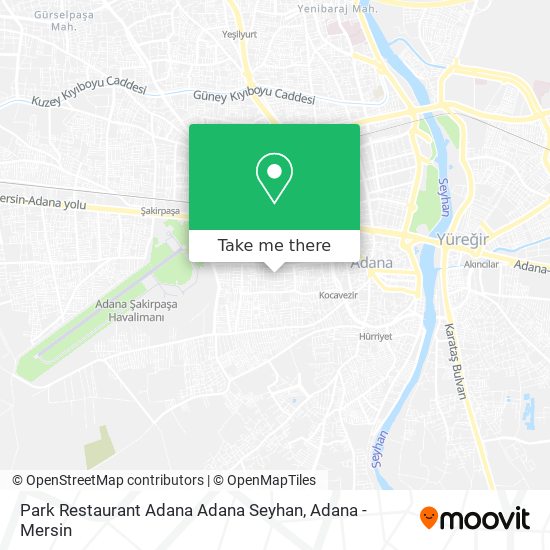 Park Restaurant Adana Adana Seyhan map